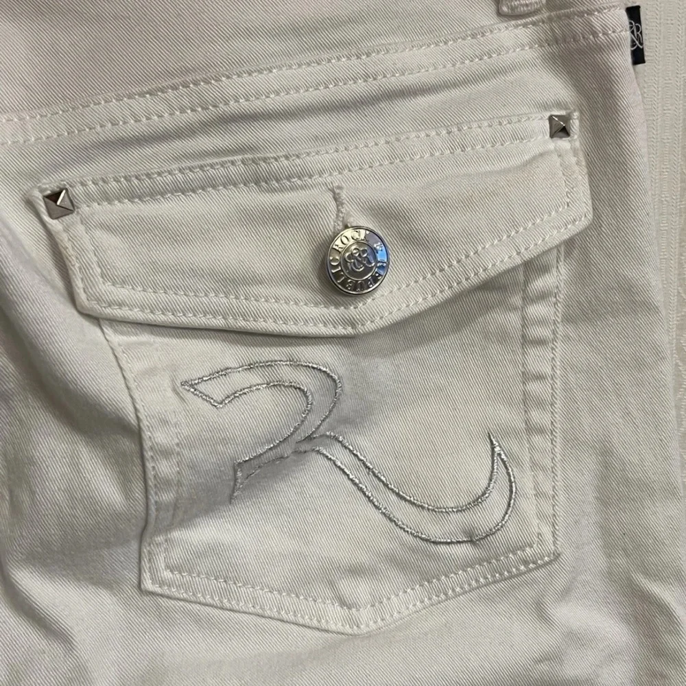 Rock & Republic cropped white